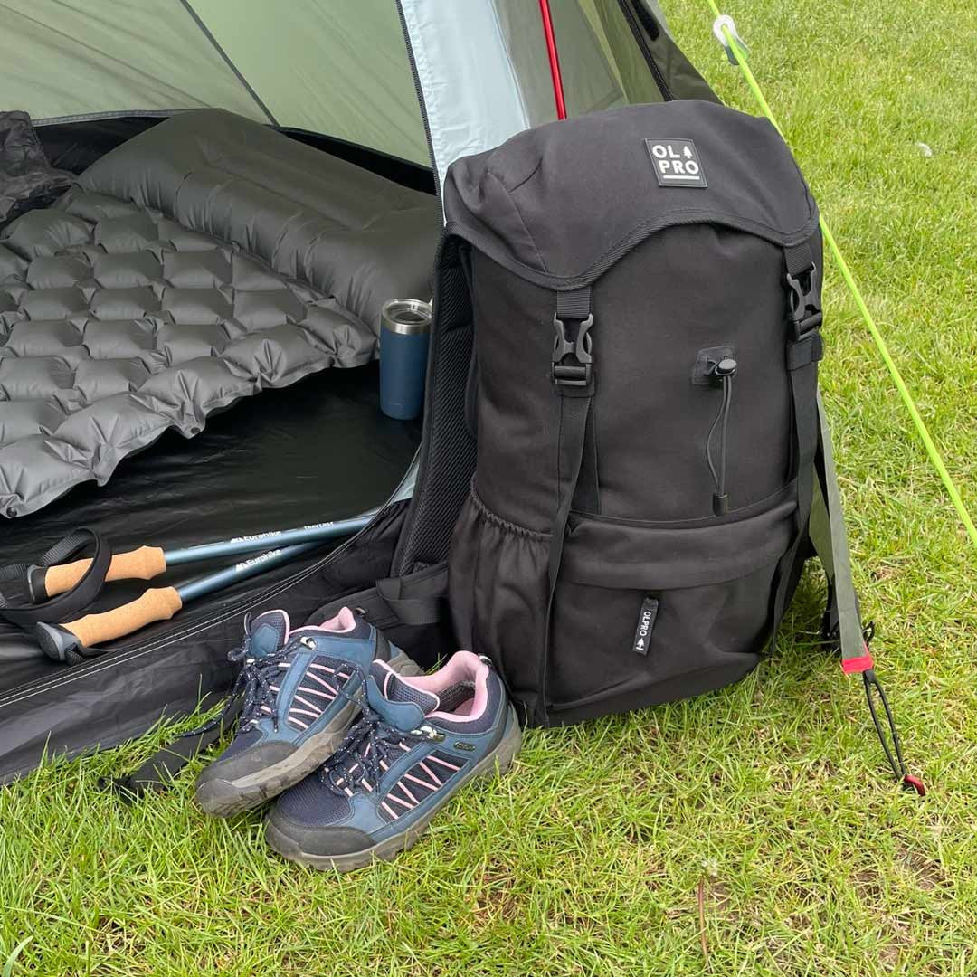 OLPRO 40 Litre Rucksack - Black- Out & About Live