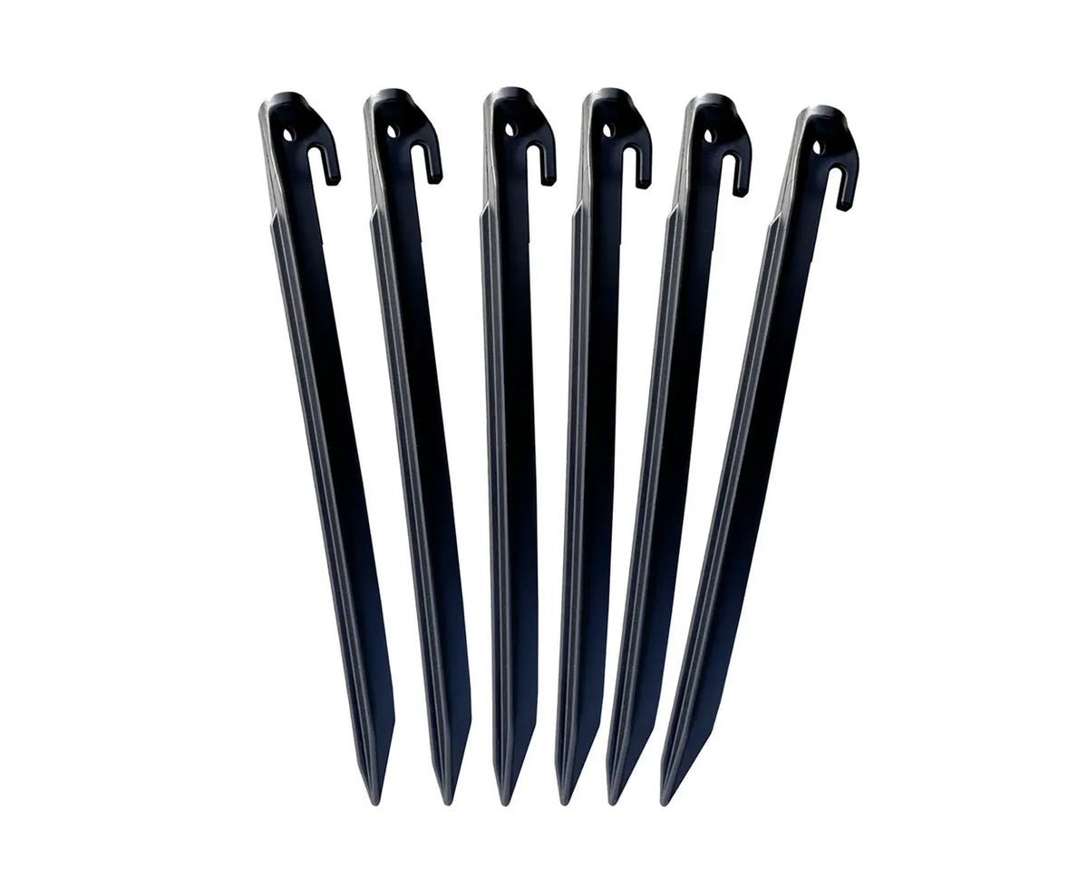OLPRO 6 Extra Long and Strong 30cm Nylon Tent Peg-Out & About Live