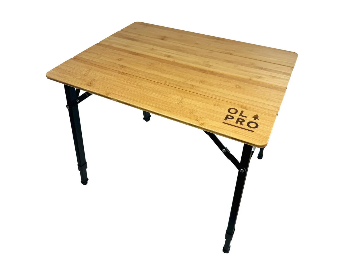 OLPRO Bamboo Camping Table Medium-Out & About Live