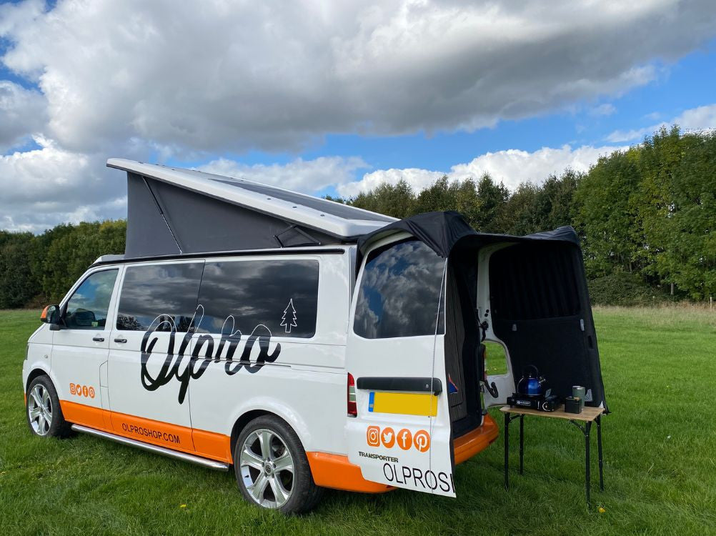 OLPRO Barn Door Campervan Canopy for VW T5 & T6- Out & About Live