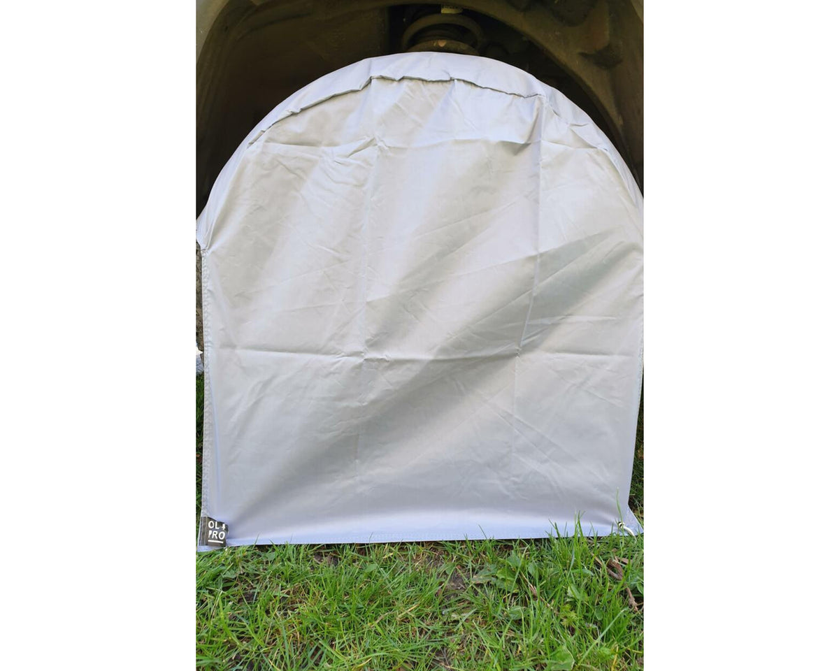 OLPRO Caravan Wheel Cover- Out & About Live