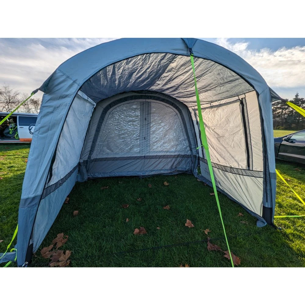 OLPRO Cocoon Breeze® Tall Tunnel Motorhome Awning Extension - Grey- Out & About Live