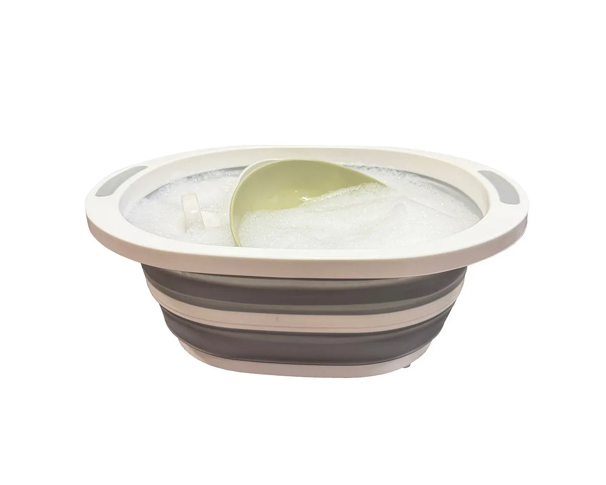 OLPRO Collapsible Silicone Folding Bowl with Cutting Board-Out & About Live