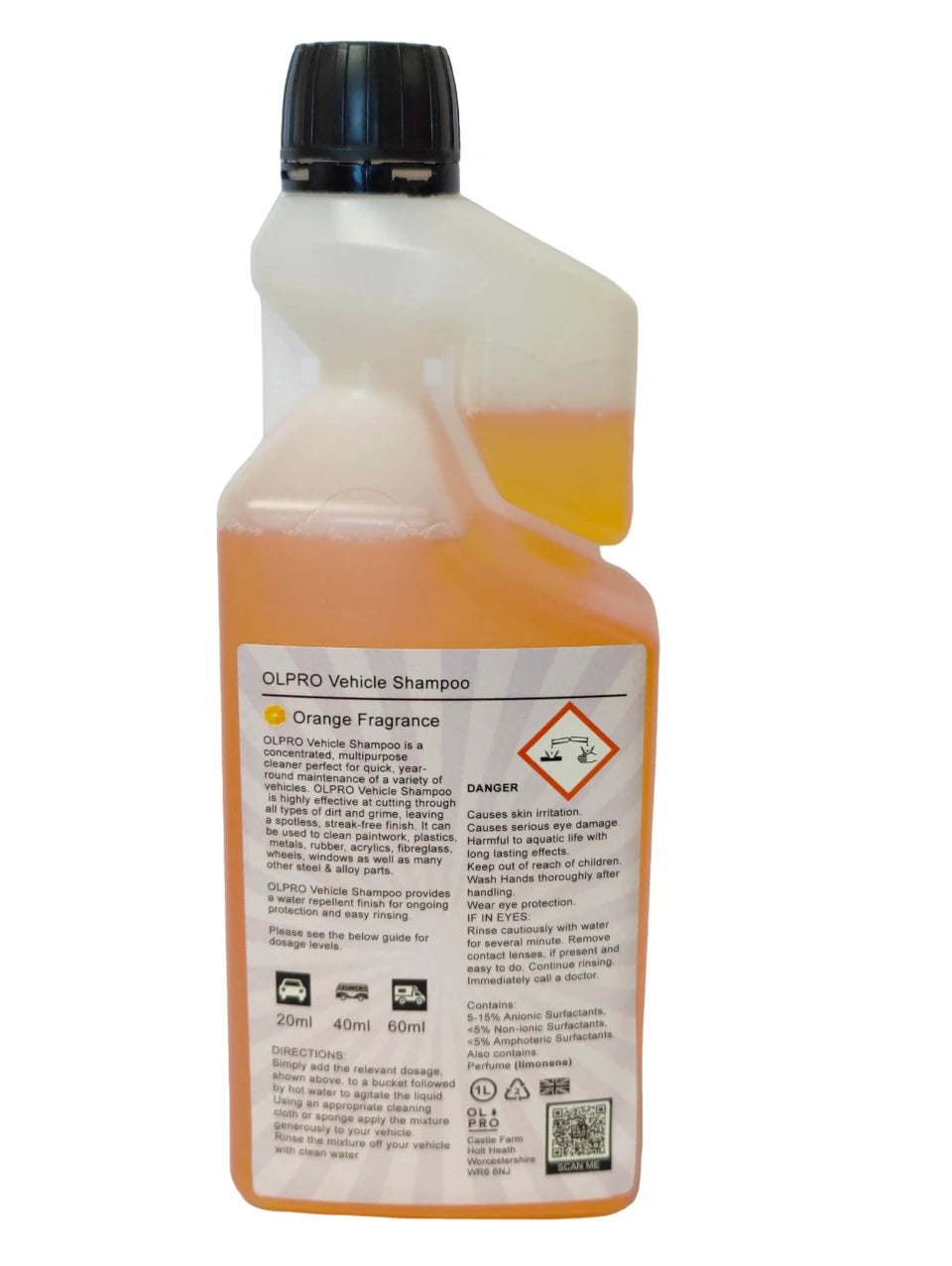 OLPRO Dub Scrub Shampoo Wash - 1 Litre- Out & About Live