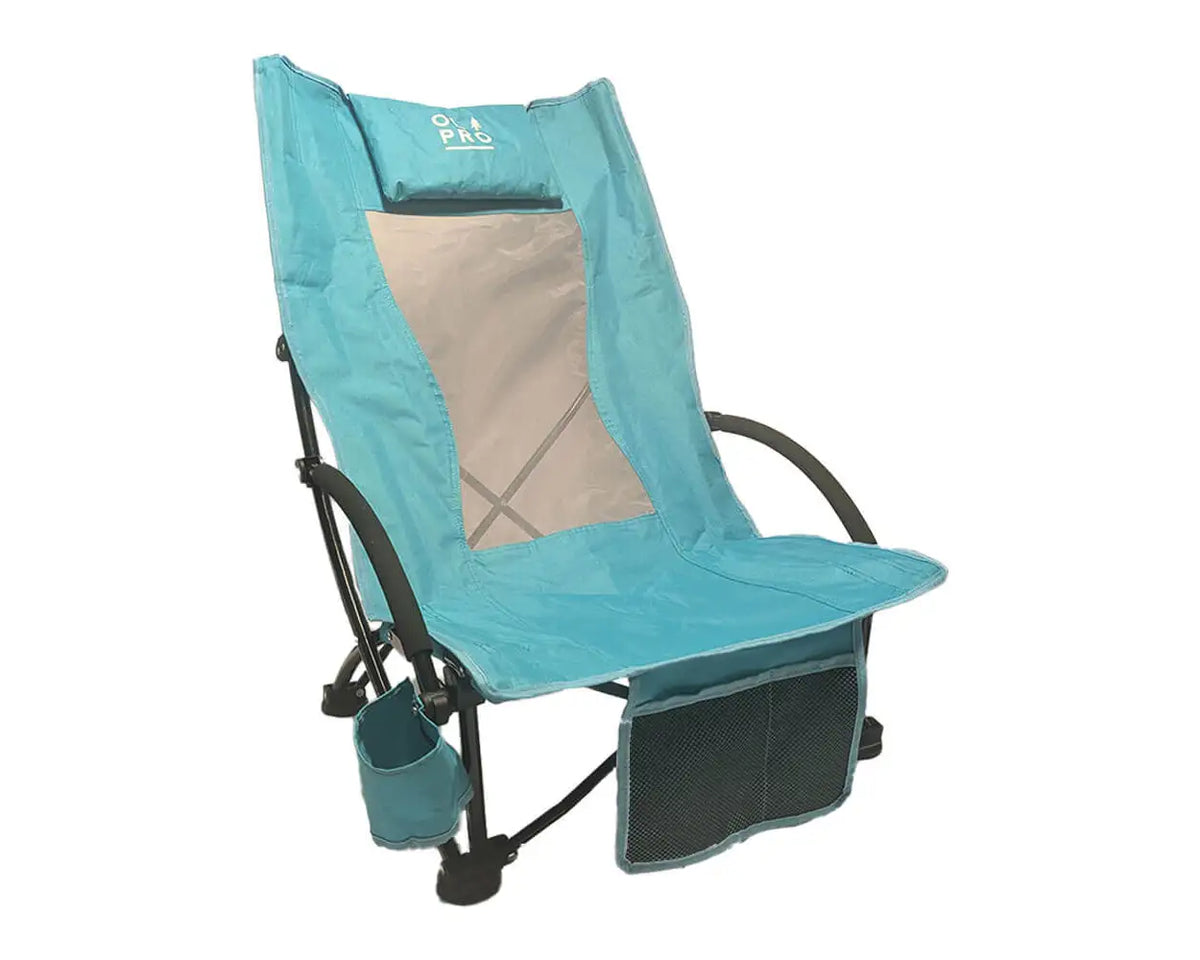 OLPRO Folding Beach Chair- Out & About Live