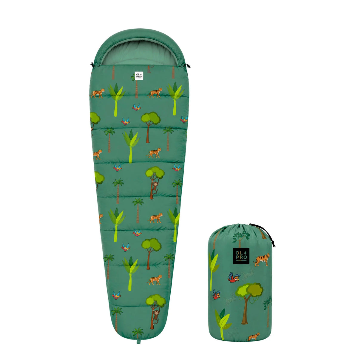 OLPRO Kids Patterned Sleeping Bag- Out & About Live