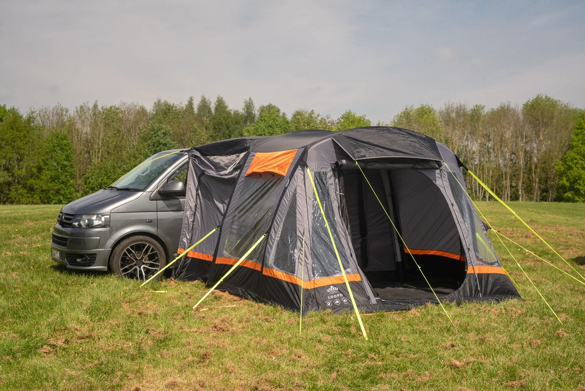 OLPRO Loopo Breeze® v2 Inflatable Campervan Awning- Charcoal- Out & About Live