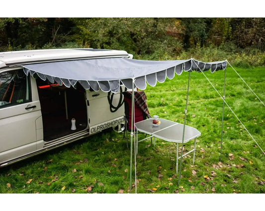 OLPRO Retro Campervan Shade Canopy - Charcoal-Out & About Live