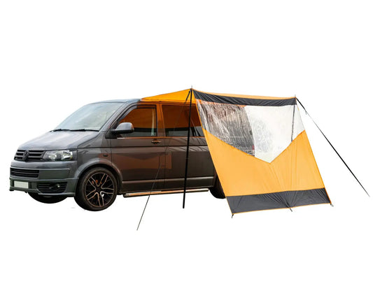 OLPRO Scenic Shade Campervan Canopy with PVC Window-Out & About Live
