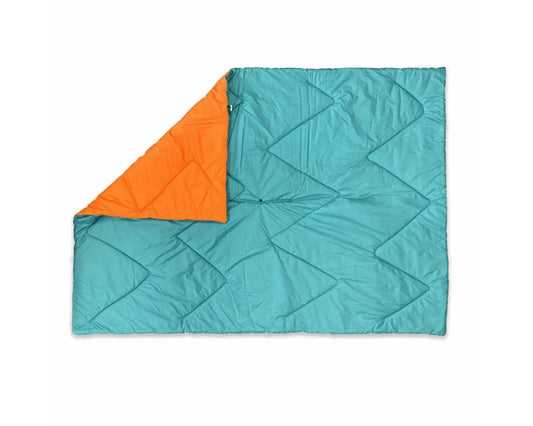 OLPRO The Original Insulated Outdoor Reversible Blanko - Verdant Blaze-Out & About Live