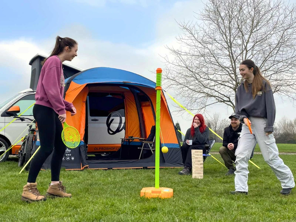 OLPRO Uno Breeze®  Campervan Awning- Orange - Out & About Live