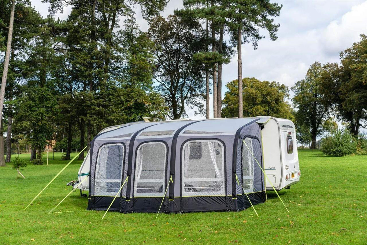OLPRO View 420 Caravan Inflatable Porch Awning With Porch Extension- Out & About Live