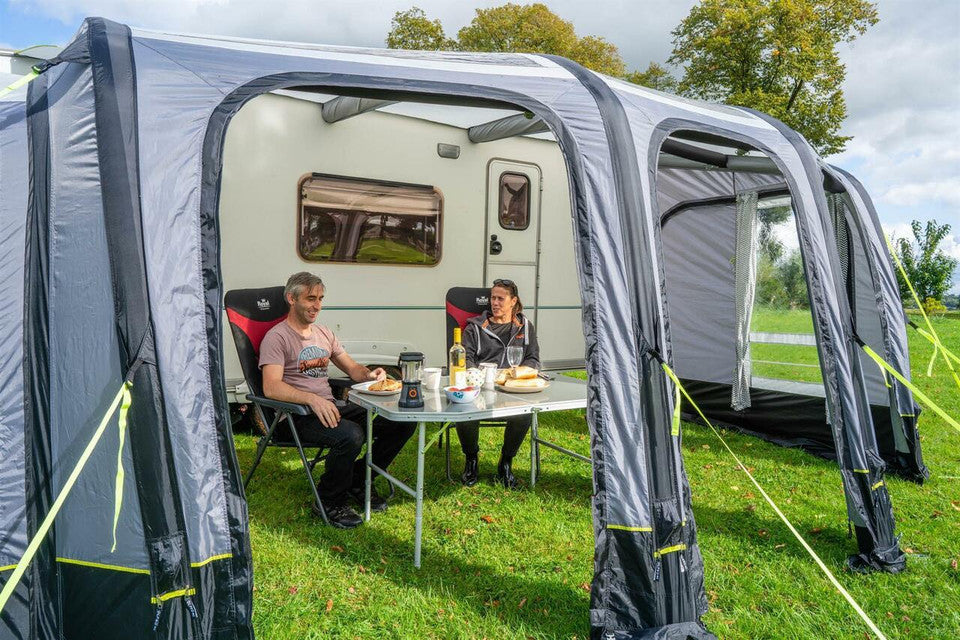 OLPRO View 420 Caravan Inflatable Porch Awning With Porch Extension- Out & About Live